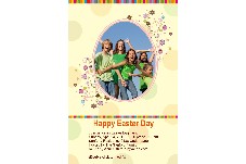 Family photo templates Easter Day Invitation-3